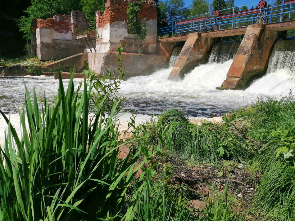 Водопады Белогорской ГЭС